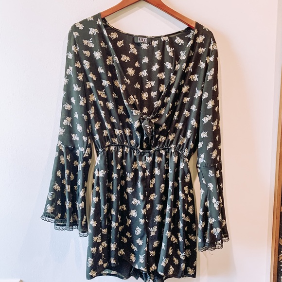 Luxe Pants - LUXE Floral Romper